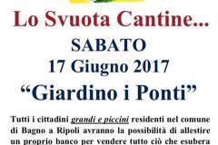 Dal 22 maggio aperte le prenotazioni allo Svuota Cantine...del 17 giugno