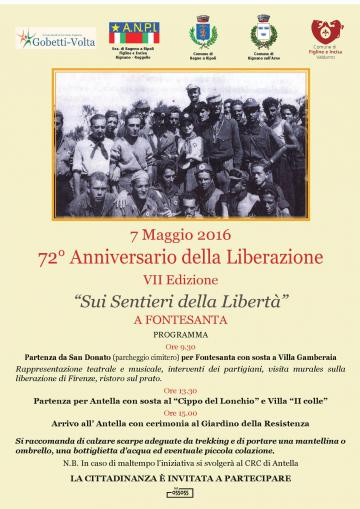 Sui sentieri della libertà a Fontesanta