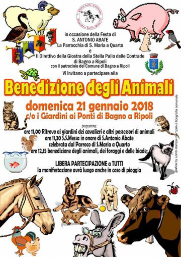 Benedizione degli Animali 2018, domenica 21 gennaio Benedizione degli Animali 2018, domenica 21 gennaio
