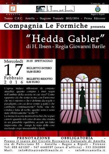 Hedda Gabler di Henrik Ibsen Hedda Gabler di Henrik Ibsen