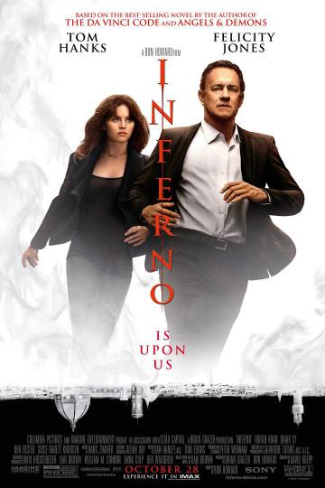 Inferno di Ron Howard al Nuovo Cinema Antella il 28, 29 e 30 ottobre 2016 Inferno di Ron Howard al Nuovo Cinema Antella il 28, 29 e 30 ottobre 2016