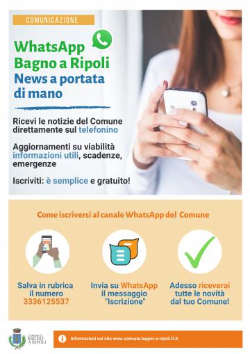 Locandina Whatsapp Locandina Whatsapp
