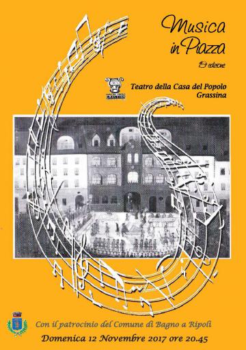 Musica in piazza 2017, domenica 12 novembre Musica in piazza 2017, domenica 12 novembre