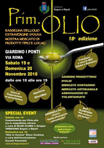 Prim.Olio, 18a edizione, sabato 19 e domenica 20 novembre Prim.Olio, 18a edizione, sabato 19 e domenica 20 novembre