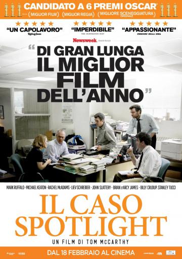 Il caso Spotlight al Nuovo Cinema Antella l'11, 12 e 13 marzo 2016 Il caso Spotlight al Nuovo Cinema Antella l'11, 12 e 13 marzo 2016