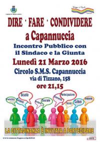 Dire – Fare – Condividere a Capannuccia