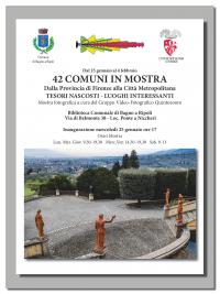 42 Comuni in mostra. Dalla Provincia di Firenze alla Città Metropolitana: dal 25 gennaio in biblioteca