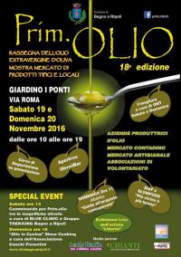 Prim.Olio, 18a edizione, sabato 19 e domenica 20 novembre