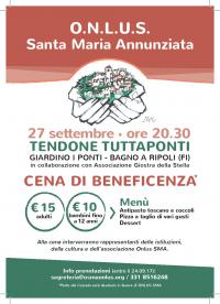 Onlus Santa Maria Annunziata, cena di fundraising per acquistare un ecografo portatile e realizzare progetti di educazione alimentare nelle scuole